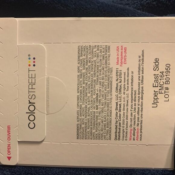 Upper East Side New/ Unopened Color Street - Upper East Side - Picture 9 of 9